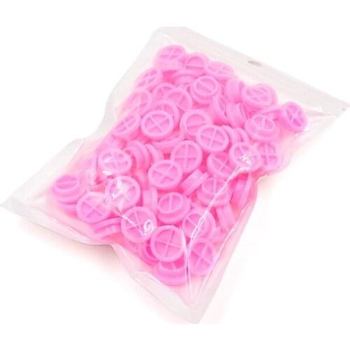 2020NEW 100Pcs Individual Adhesive Stand Eyelash Extension Glue Holder Eye Lashes Quick Blossom Cup Ring