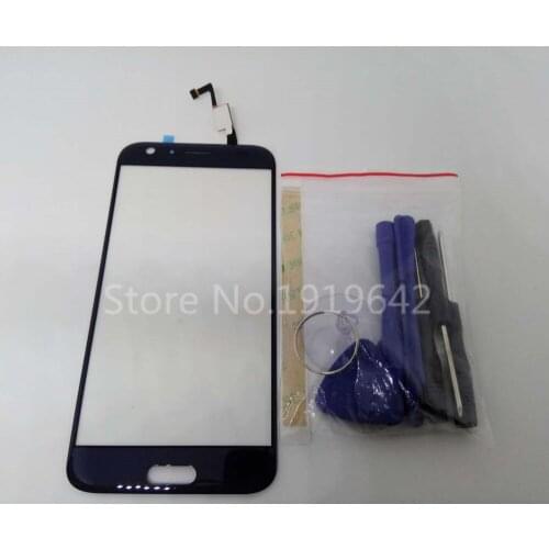 Repair Tools+New For Doogee BL5000 5.5inch Replacement Capacitive Front Touch Screen Black Blue Panel Glass