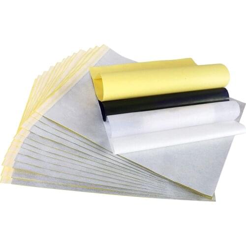 100Pcs/Lot 4 Layer Carbon Thermal Stencil Tattoo Transfer Paper Copy Paper Tracing Paper Tattoo Supplies Kit Accesories