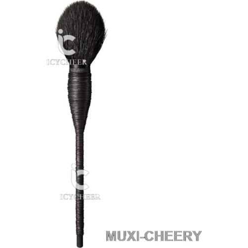 ICYCHEER Makeup Tool Flat Goat Hair Rattan Powder Foundation Brush Handmade Blush Brush