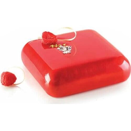 Square Shaped Silicone Mold Cake Mousse Baking Form Pan Chocolate Candy Pudding Moulds Kitchen Bakery Tool