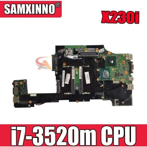For Lenovo ThinkPad X230 X230i laptop motherboard i7-3520m CPU motherboard FRU:04X4553 100% test free delivery