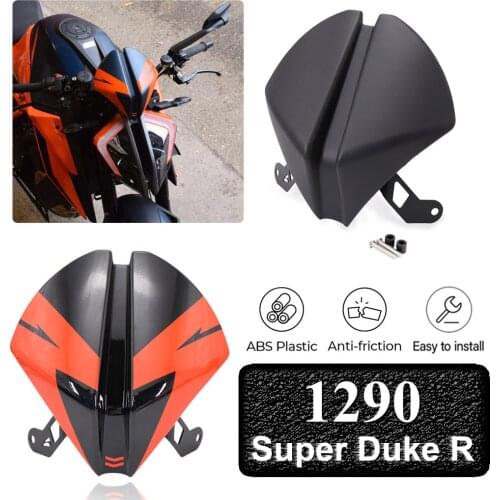 Motorcycle For 1290 Super Duke R 2020 2021 Rear Passenger Solo Seat Cowl Cover / Windshield Windscreen Airflow Wind Deflector