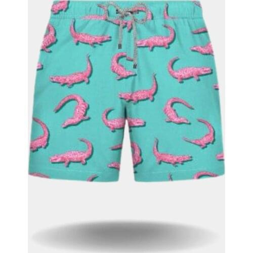 JF Summer Mens Swim Shorts - CROCODILE BLUE