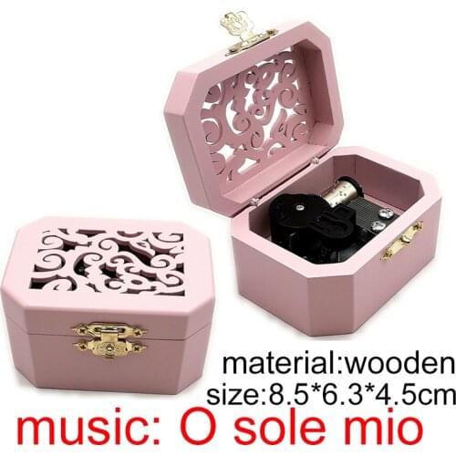 Famous Italy song o sole mio Music Box Mechanism Musical Box Gift For Italian friends Christmas new year kids gift toys
