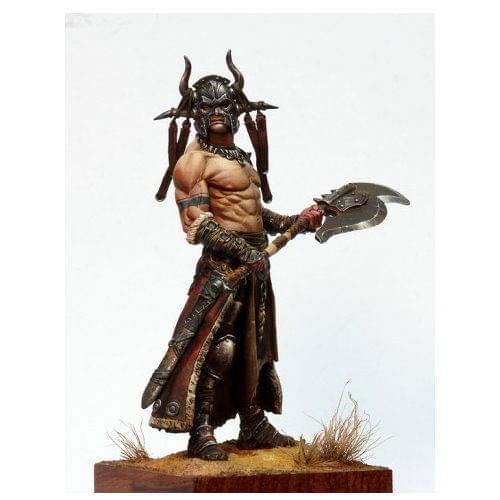 New Unassembled 1/24 75mm Barbarian soldier 75mm ancinet Resin Kit DIY Toys Unpainted resin model