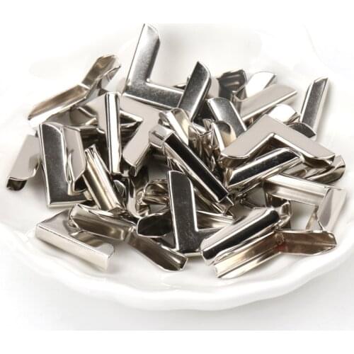 Wholesale 40pcs silver metal Book Scrapbooking Album Menu Folder Corner Protectors Corner For Photo Album DIY 20x20x3mm