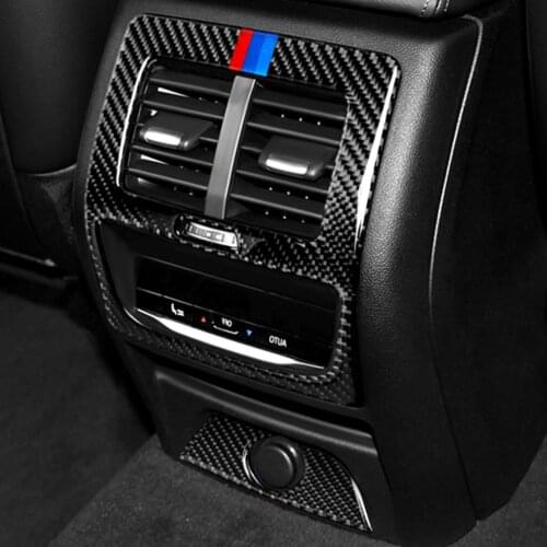 It Is Suitable For BMW G01The Carbon Fiber Rear Air Conditioning Vent Paste - BMW Color