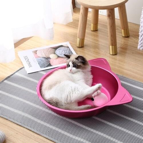 New Summer Cat Cool Cat Tray Heat Dissipation Aluminum Cat Pan Cat Litter Ice Nest Small Kennel Pet Supplies