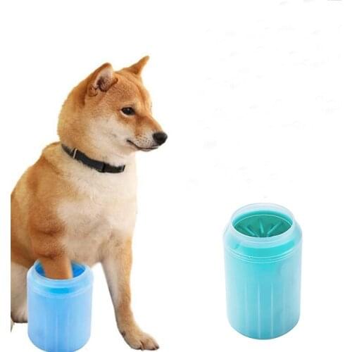 Dog Paw Cleaner Cup Soft Silicone Combs Portable Quickly Wash Foot Cleaning Bucket Dog Paw-Cleaner Portable Cleaning Brush Cup