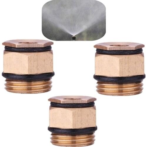 Fast Shipping 1PC 1/2 Inch Centrigugal Adjustable Misting Sprinkler Fountain Nozzle For Garden Lawn Irrigation Mist Fittings