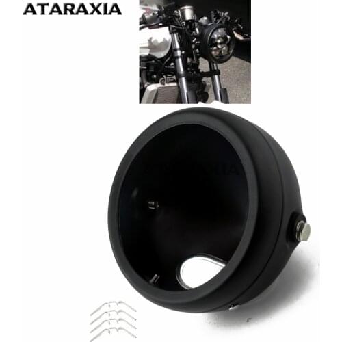 5 3/4" 5.75 Inch Motorcycle Outside Shell LED Headlight HeadLamp Housing Cover Bucket For Harley Headlamp Shells Lamp Lighthouse