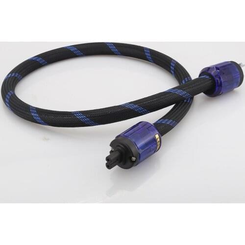 HI-End Pure copper US Power Cord Cable Audiophile Power Cord CableUS Plug With Figure 8 IEC C7 IEC Power Cable HIFI