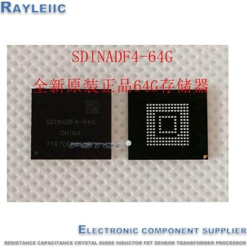 1PCS~10PCS SDINADF4-64G BGA-153 SDINADF4-64 BGA153 SDINADF4 EMMC 5.1 memory chip IC New and original