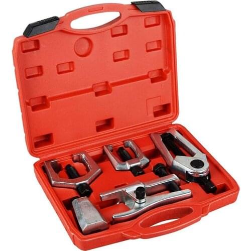 5pc Front End Ball Joint Service Tie Rod Set Pitman Arm Puller Remover Tool Kit