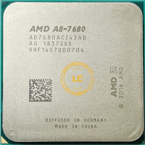 AMD A8-Series A8-7680 A8 7680 3.5GHz Quad-Core Desktop CPU Processor L2=2M 45W DDR3 Socket FM2