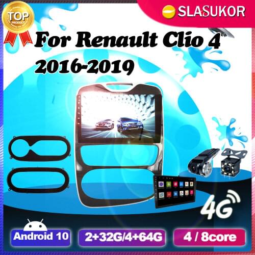 Audio Player Android Multimedia Video For Renault Clio 4 ZOE 2016 2017 2018 2019 DSP 4G Car Radio DVD Navigation GPS WIFI