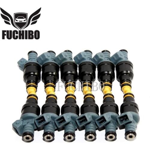 FUCHIBO 6PCS 0280150715 Fuel Injector Nozzle For BMW3 E30 E36 BMW5 E34 8 E31 BMW7 E32 E38 Z1 316i 318i 325i 325iS 518i 1734776