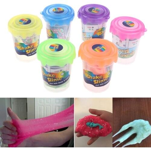 Hot sale 80ml Magic Slime Powder Make Glitter Shake DIY Slime Kit With Slime Box Just Add Water