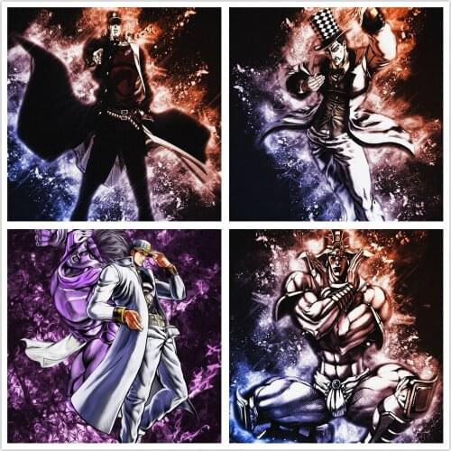 Canvas Poster HD Printed Painting JoJos Bizarre Adventure Japan Anime Pictures Modular For Living Room Home Decoration Wall Art
