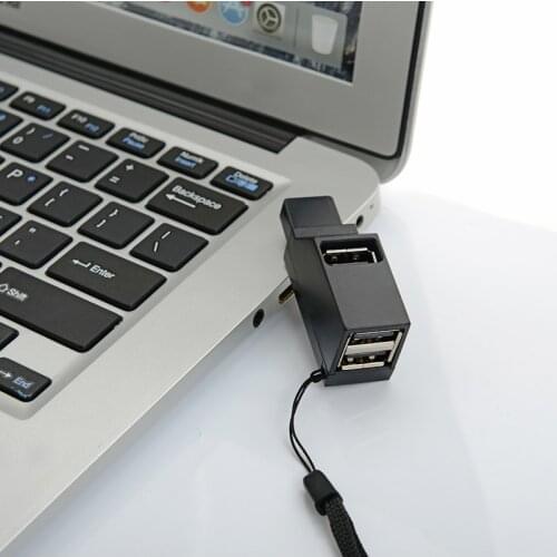 Mini USB 3.0 HUB 3 port Multi USB Splitter Adapter Car USB HUB 3.0 2.0 High Speed For Tablet Laptop PC Computer Accessories