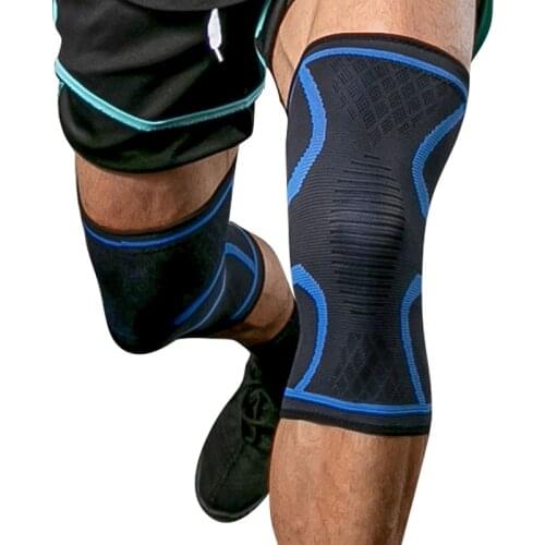 1PC Nylon Knee Brace Support Men Women Gym Fitness Cycling Running Basketball Football Knee Pads Tactfully For Sports Safety