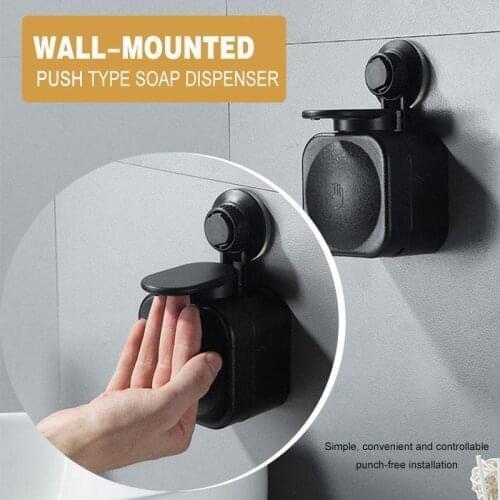 350ml liquid soap dispenser soap manual press liquid soap dispenser kitchen bathroom no trace wall-mount soap dispenser диспенсе