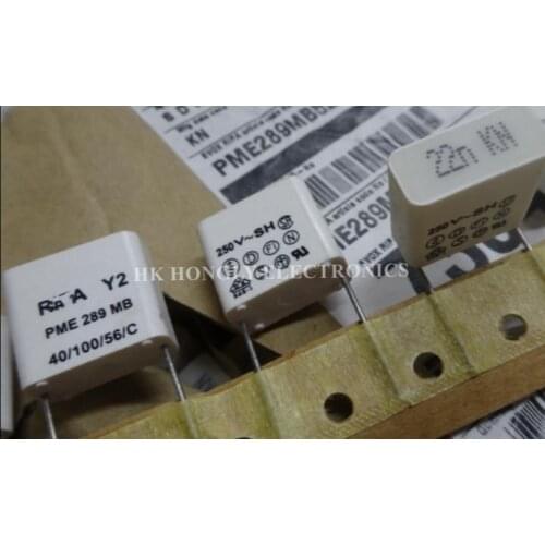 20PCS PME289MB PME 289 MB 0.022UF 250VAC 22nF 223 Y2 P=15MM FILM CAPACITOR