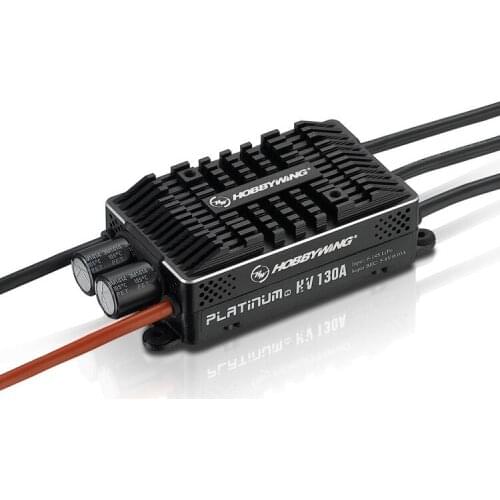 1pc Original Hobbywing Platinum HV V4 130A BEC / OPTO 5-14S Lipo Empty mold Brushless ESC for RC Drone Helicopter Aircraft
