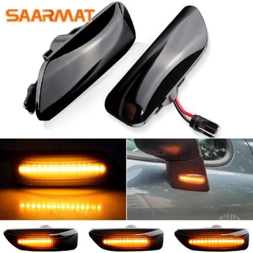 Smoke Lens Repeater Indicator Light Side Marker Flashing Indicator mudguard indicator light for Volvo S60 S80 V70 XC70 XC90 MK1