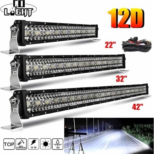 CO LIGHT NEW 22'' 32'' 42'' 50" 52" OFFROAD LIGHT BAR 390W 585W 780W 936W 975W LED WORK LIGHT SPOT FLOOD COMBO BAR DRIVING LAMP