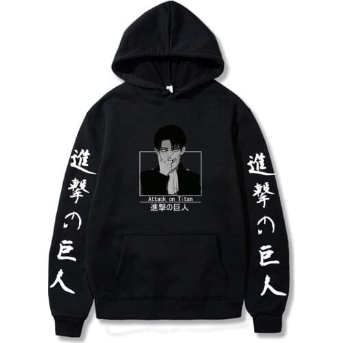 New Anime Attack On Titan Hoodie Woman And Man Streetwear Long Sleeve Hoodies Adult Hooded Sweatshirts Hip Hop Style