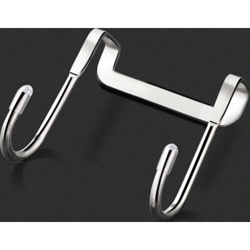 Vanzlife Stainless steel free punching cabinet door without trace hook S-type door hanger hanger door back coat hook small hook