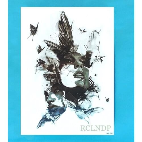 Waterproof Temporary Tattoo Sticker on thigh dream tatto stickers flash tatoo fake tattoos for women girl