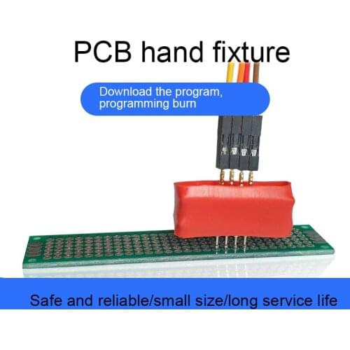 Custom Pitch 2 Single-row Wired Test Fixture Clip Universal Downloader Programming Clip Pogo Pin PCB A Fixture Accessories