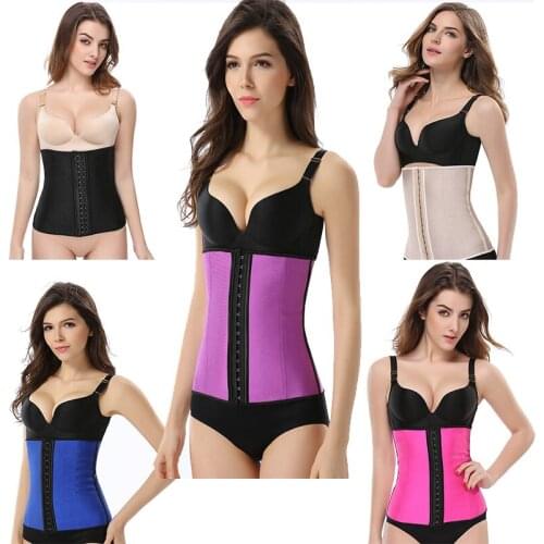04 Latex Corset Curve Shaper Vet Verbranden Womens Corset Reductive Girdle Woman Body Shapewear Women Modeling Strap