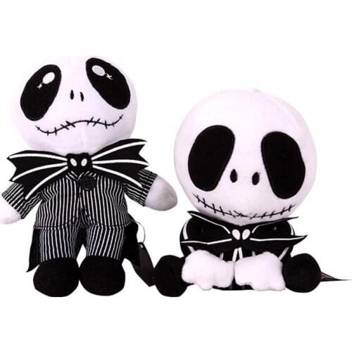 25cm The Nightmare Before Christmas Jack Skellington Plush Toys Doll Skull Jake Plush Stuffed Toys for Children Kids Gifts