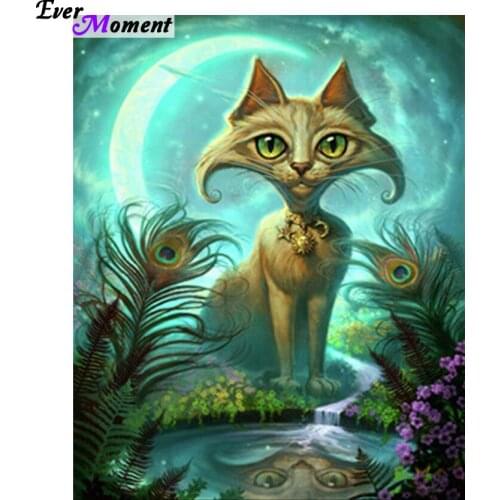 5D diamond painting lovely cartoon cat diamond painting cross stitch diamond embroidery mosaic home decor for gift ASF348