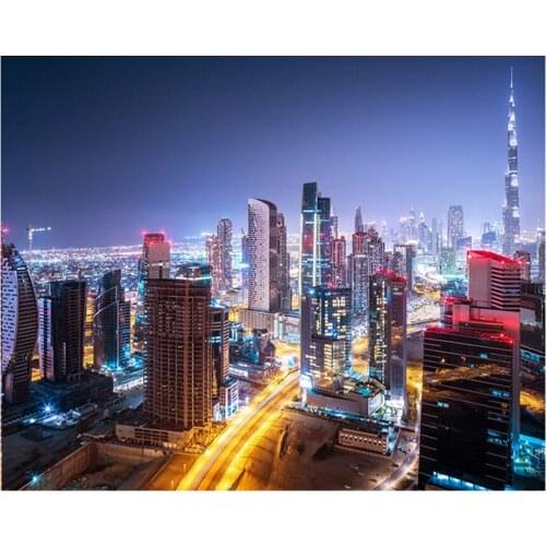 5D Diamond Painting city night 3d picture of Rhinestone Art Cross Stitch,Diamond embroidery mazayka diamond Sweet Home Decor