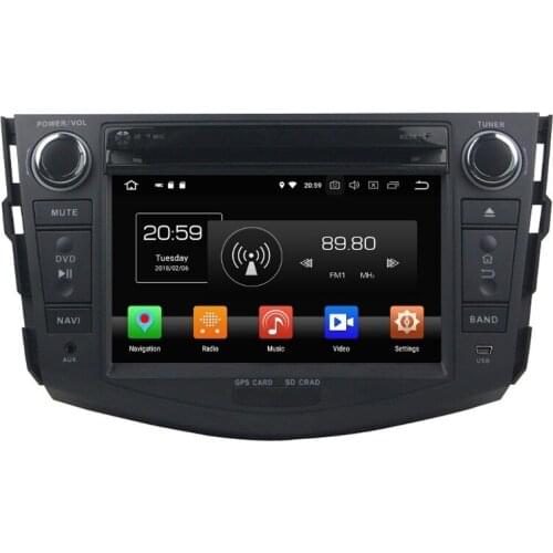 2 din 7" Android 8.0 Car Radio DVD GPS Stereo Multimedia for Toyota RAV4 2006-2012 4GB RAM Bluetooth WIFI USB DVR Mirror-link