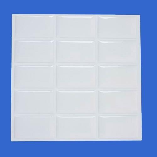 Free Shipping:40*20 mm Rectangle Clear Epoxy Resin Stickers "1000pcs/lot"