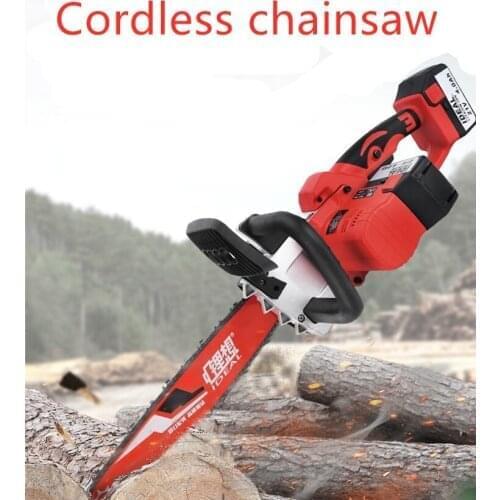 Cordless Chain Saw Brushless Motor Power Tools 21-42V li-ion Cordless Electric Chainsaw Garden Power Tools