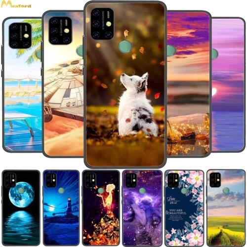 For Umidigi Power 3 Case Silicone Soft Phone Cover For Umidigi A7 Pro Umi Bison Cases Cute Carrier Wolf Cat Back Funda Black TPU