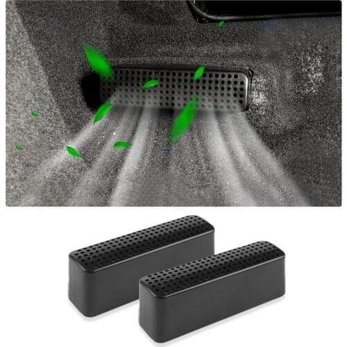 RUIYA car air vent cover for RAV4 5th 2019 2020 auto inside accessories air conditioning outlet covers 2pcs