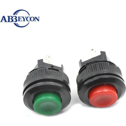 DS-500 2 pin Momentary Type OFF-(ON) 14mm Dia Round Push Button Switch