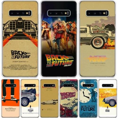 Classic Movie Back To The Future Vintage Phone Case for Samsung Galaxy S10 S20 Ultra Note 10 9 8 S9 S8 S7 J4 J6 J8 Plus Lite + P
