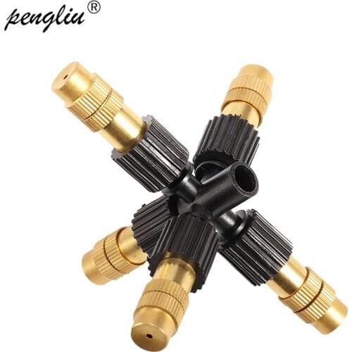 Copper Misting Fog Cooling Nozzles Atomizing Sprayers For 4/7mm 8/11mm or G 1/2 Hose Garden Irrigation Agricultural