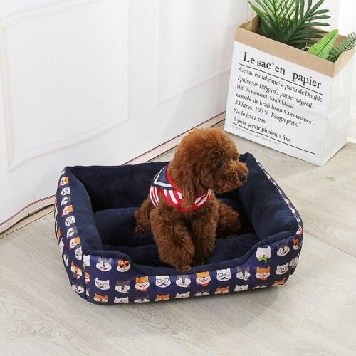 Cute Pet Dog Bed Mat Bench Indoor Sofa For Small Medium Dogs Puppy Lounger Pet Kennel House For Cat Puppy Chihuahua Pet Products