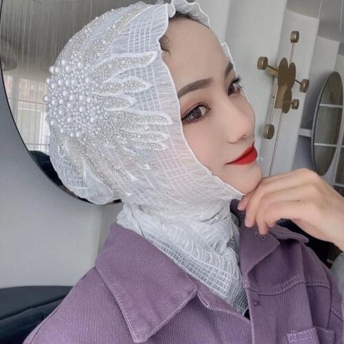 Muslim Wear Pullover Hijabi Malaysia Girls Plain Inner Hijabs