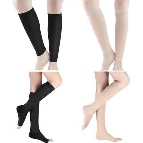 Vein Anti Varicose Socks Level 2 Long Tube Middle Tube Panties Bag Toe Exposed Compression Socks Beautiful Leg Pressure Socks